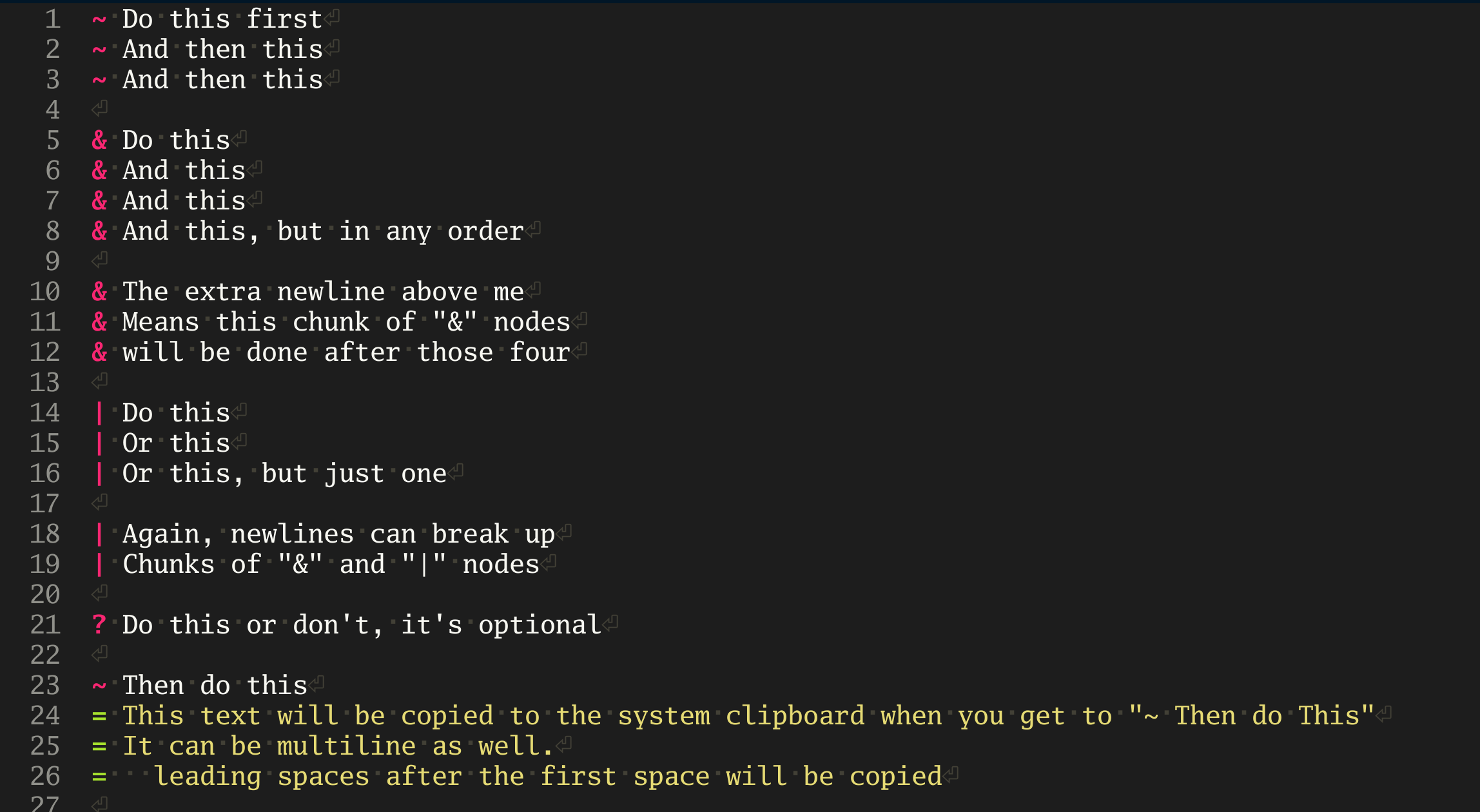 OATS example file